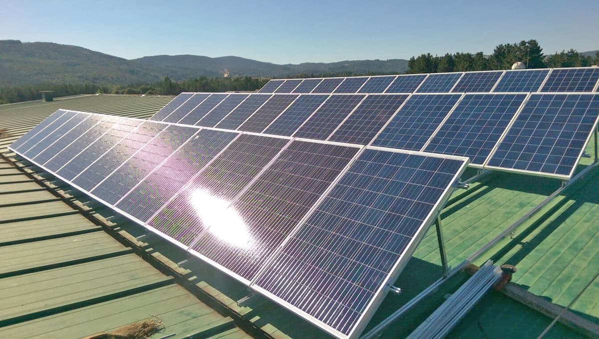 Instalación de energía solar fotovoltáica