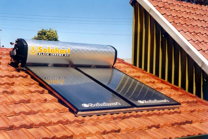 Instalación de energía solar térmica