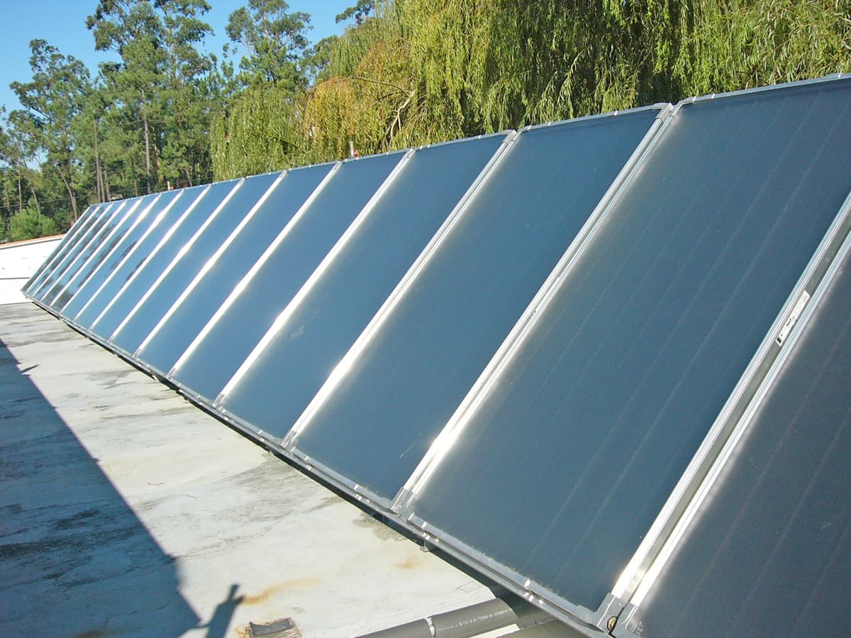 Instalación de energía solar térmica