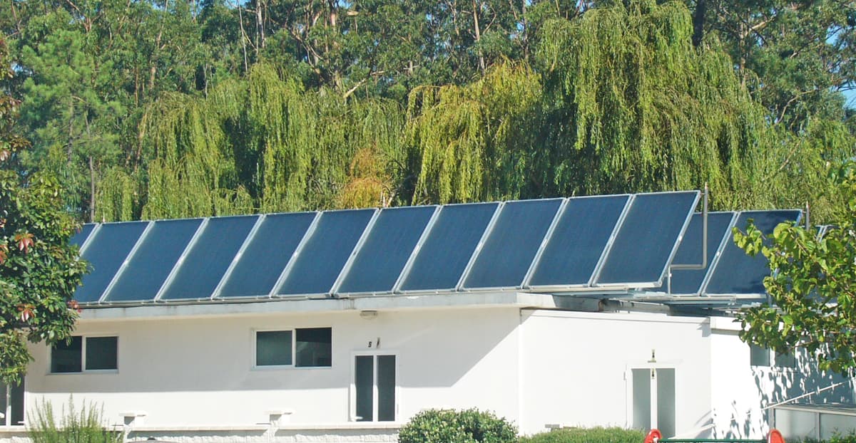 Instalación de energía solar térmica