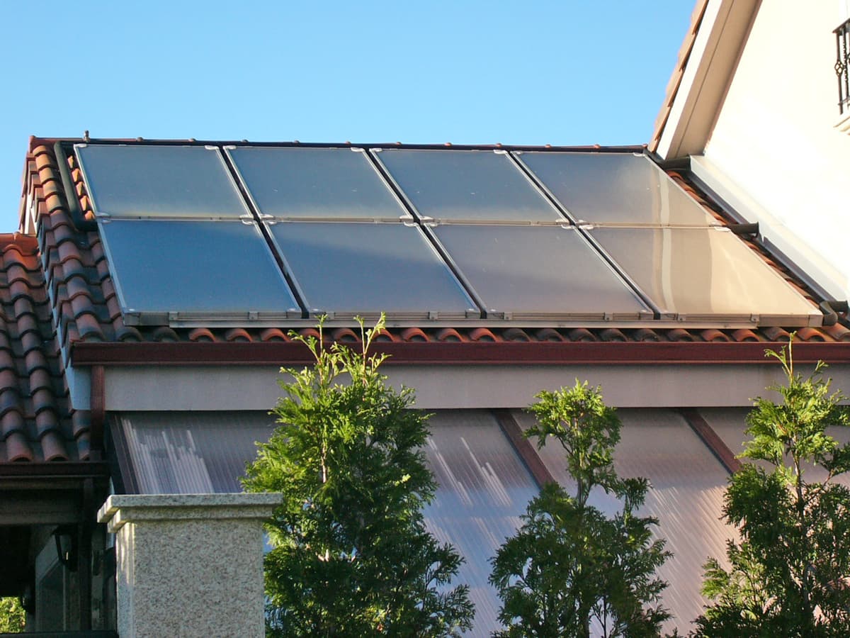 Instalación de energía solar térmica