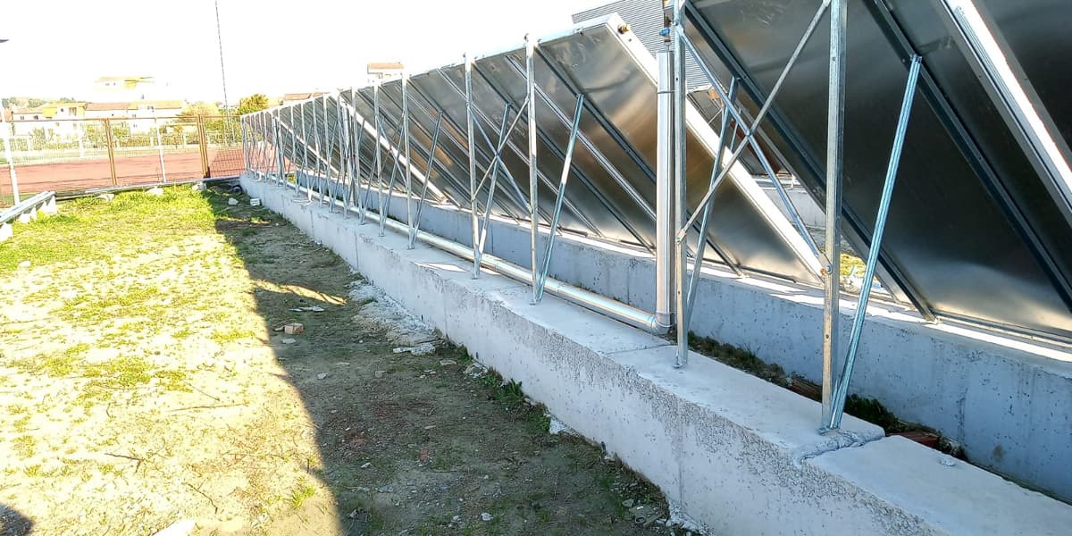 Instalación de energía solar térmica