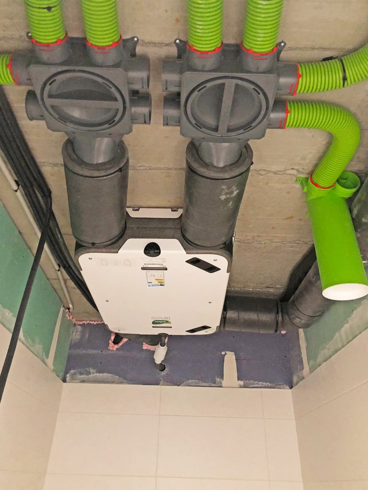 Instalación de sistemas de ventilación mecánica